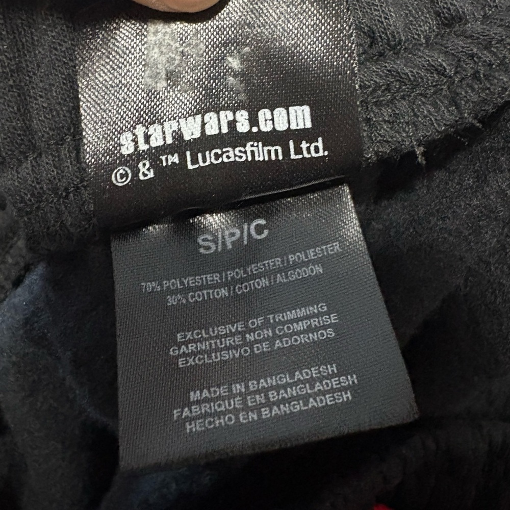Star Wars size Small Phantom Menace Black French Terry shorts - Picture 8 of 8